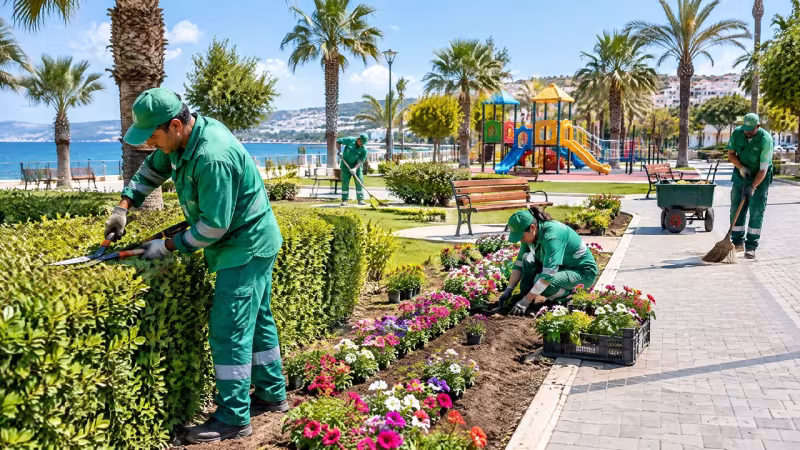 Didim Belediyesi Kent Parklarında Kapsamlı Bakım ve Renovasyon Faaliyetleri