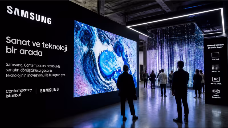Samsung, Contemporary Istanbul'da Sanat ve Ekran Teknolojisini Buluşturdu