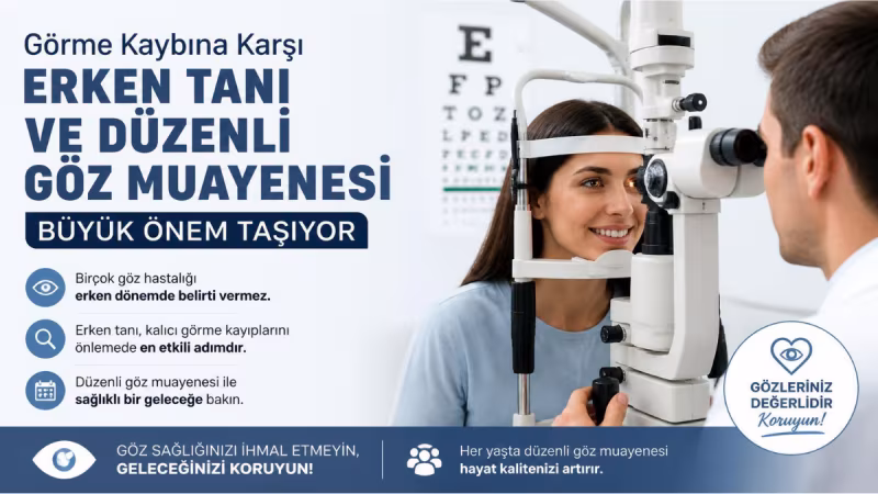 Görme Kaybına Karşı Erken Tanı ve Düzenli Göz Muayenesinin Hayati Rolü