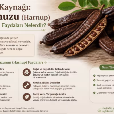 Doğal Şifa Kaynağı: Keçiboynuzu (Harnup) Nedir ve Sağlığa Faydaları Nelerdir?