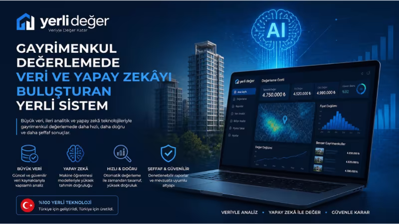 Gayrimenkul Değerlemede Yapay Zekâ Destekli Yerli Sistem: SADES