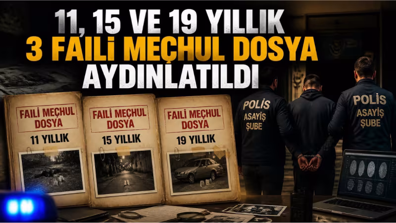 Bakan Gürlek: 11, 15 ve 19 Yıllık 3 Faili Meçhul Dosya Aydınlatıldı