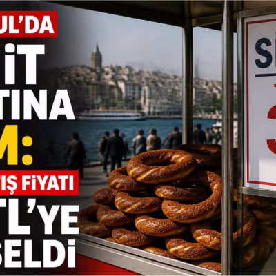 İstanbul'da Simit Fiyatına Zam: Tane Satış Fiyatı 30 TL'ye Yükseldi