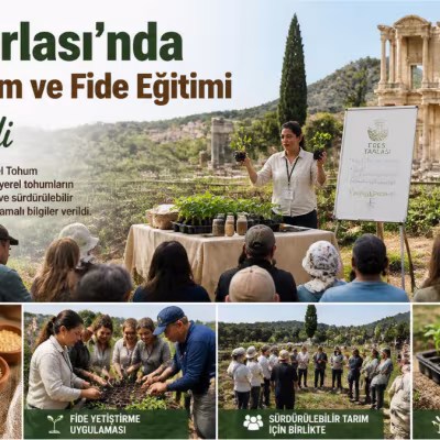 Efes Tarlası'nda Yerel Tohum ve Fide Eğitimi Düzenlendi