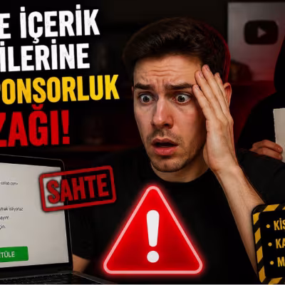 YouTube İçerik Üreticilerine Sahte Sponsorluk Tuzağı