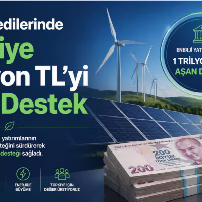 Banka Kredilerinde Enerjiye 1 Trilyon TL'yi Aşan Destek