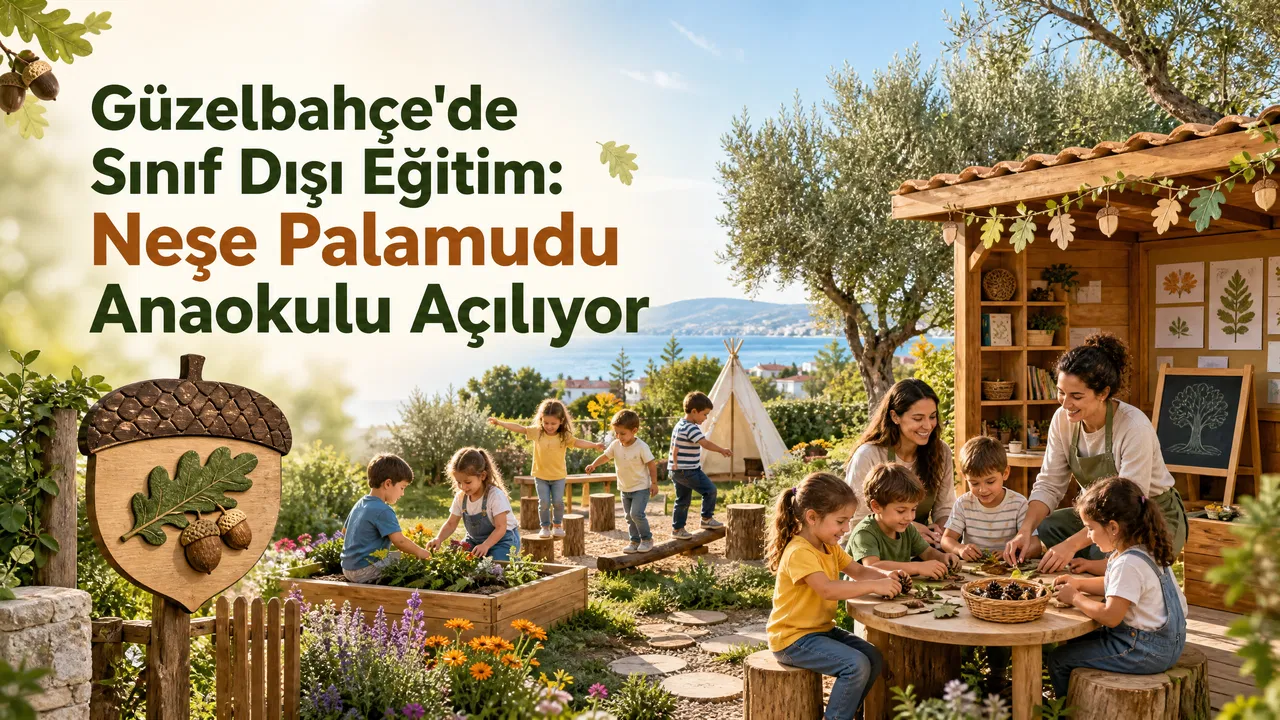Güzelbahçe'de Sınıf Dışı Eğitim: Neşe Palamudu Anaokulu Açılıyor