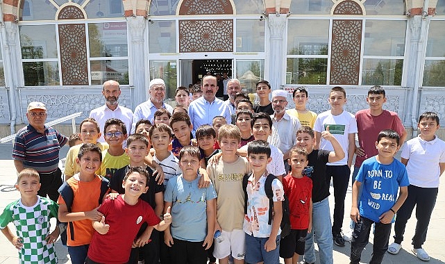 baskan altay yaz kuran kursu ogrencileriyle bir araya geldi.jpg