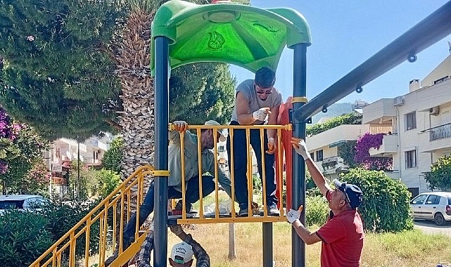 Menderes Sahillerinde Park Seferberligi