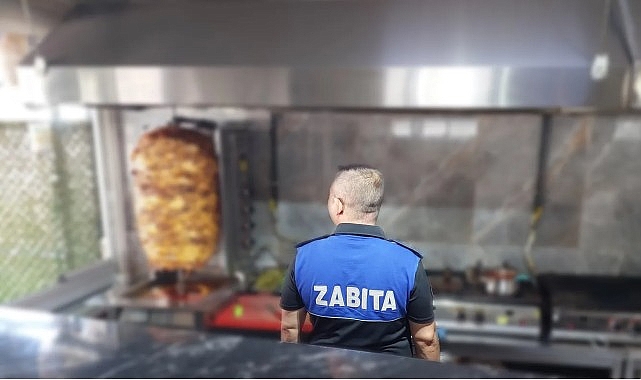 Zabita Ekiplerinden Doner Salonlarina Denetim