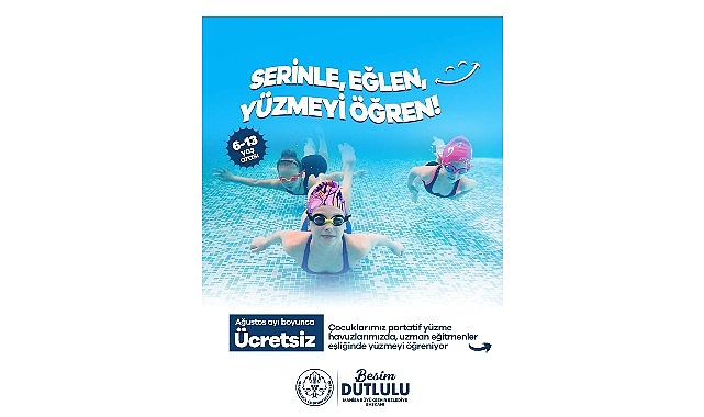 manisada cocuklar hem serinleyecek hem yuzme ogrenecek.jpg